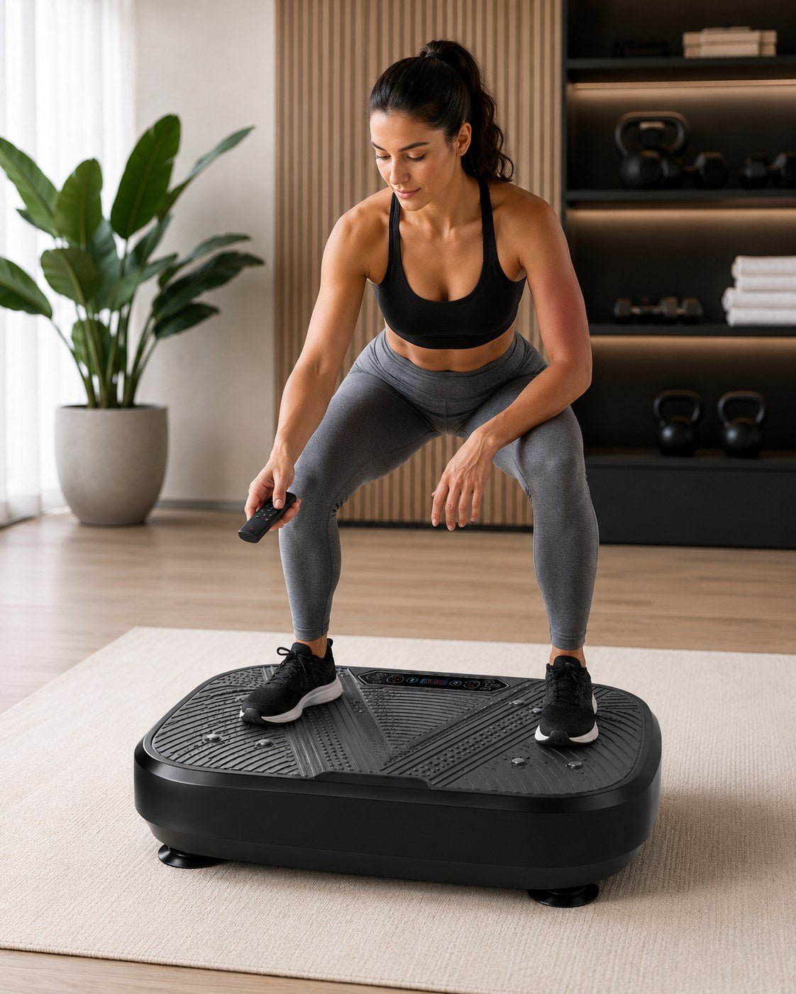 Exercice sur plateforme vibrante