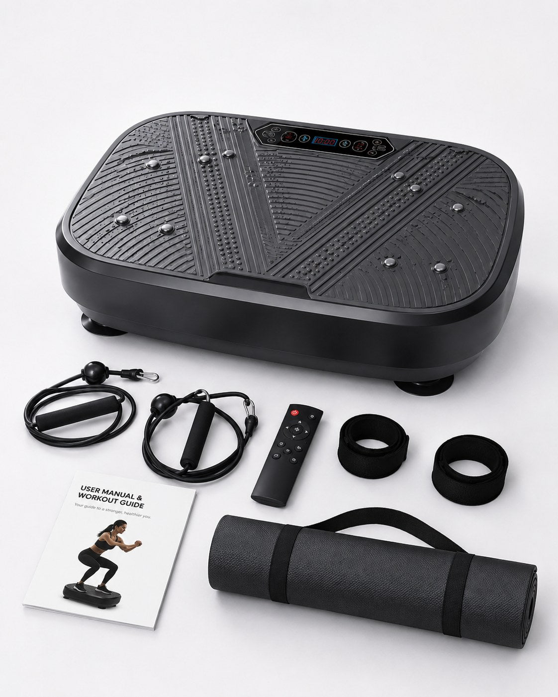 Plateforme vibrante compacte et accessoires